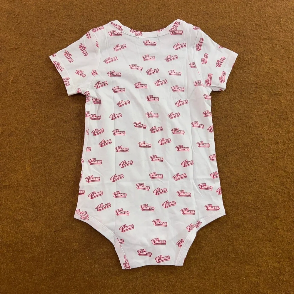 Tulones Baby 24M Red White Currency Collectors Logo Print 3 Pack Bodysuits New